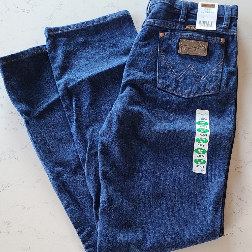 Wrangler Men's 936 Prewashed Slim fit Cowboy Cut 33x34